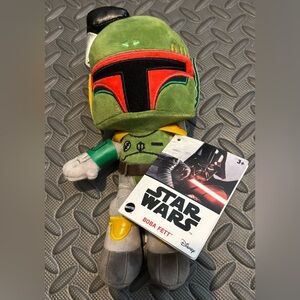 Star Wars‎ 10" Boba Fett Stuffed Animal Plush NWT Disney Mattel Lucas Films